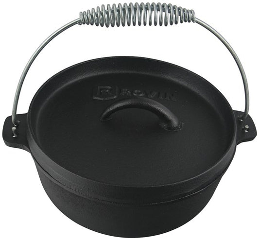 Rovin Cast Iron Camp Oven - 2 Quart (1.9L)