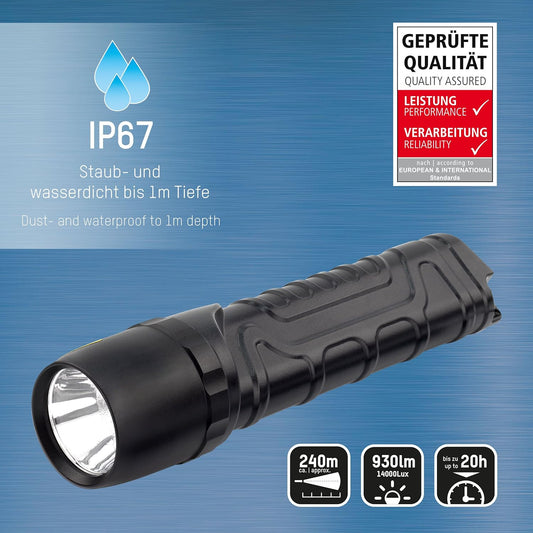 Ansmann M900P Tactical 10W 930 Lumen Led Torch