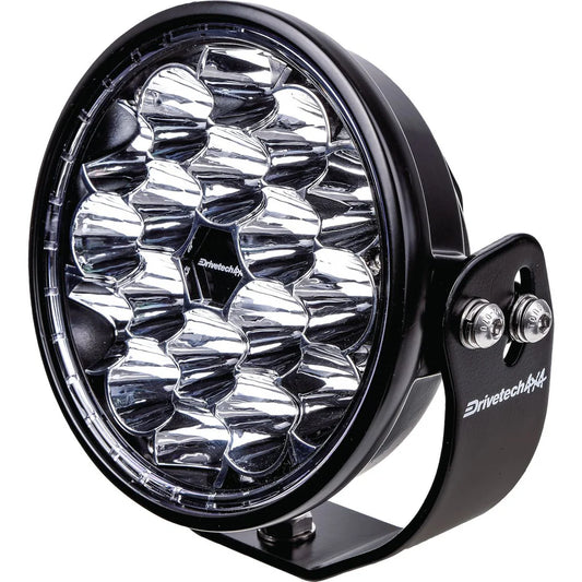 Drivetech4X4 170Mm Round Led Driving Light, Black Powder Coated