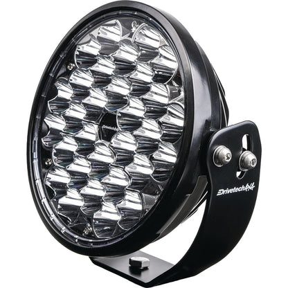 Drivetech4X4 220Mm Round Led Driving Light, Black Powder Coated