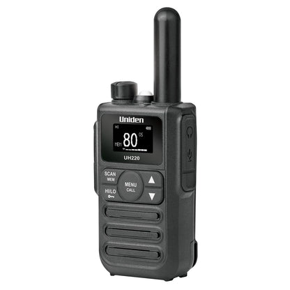 Uniden 2 Watt Handheld Uhf Radio Twin Pack