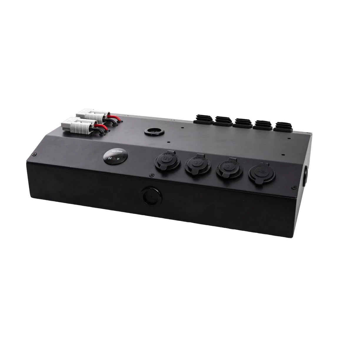 Drivetech4X4 12V Control Box 5 Rocker Switches 3 Power Sockets