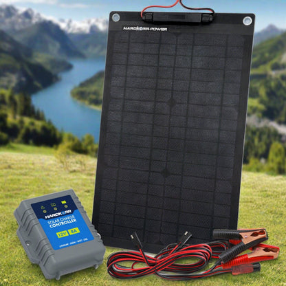 Hard Korr Power Solar Trickle Charger W/Crocskin 15W 12V