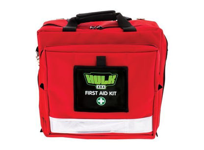 Hulk 4Wd Adventurer First Aid Kit - Soft Durable Case - Red