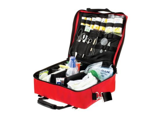 Hulk 4Wd Adventurer First Aid Kit - Soft Durable Case - Red