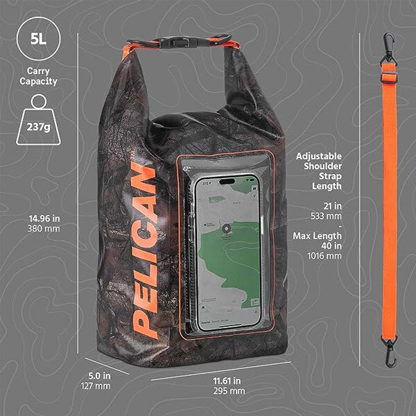 Pelican Marine Waterproof Dry Bag 5L | Hunter Camo