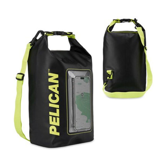 Pelican Marine Waterproof Dry Bag 5L | Black & Neon Yellow