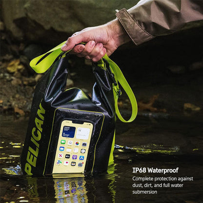 Pelican Marine Waterproof Dry Bag 5L | Black & Neon Yellow