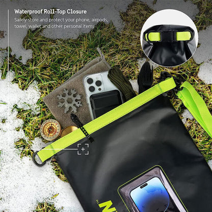 Pelican Marine Waterproof Dry Bag 5L | Black & Neon Yellow