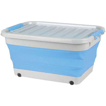 45L Collapsible Storage Tub And Lid