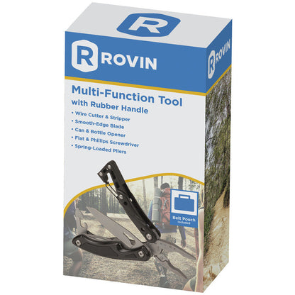 Rovin Aluminium Multi-Function Tool With Rubber Handle