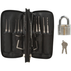 Protech 24 Piece Lock Picking Kit With Practice Padlock