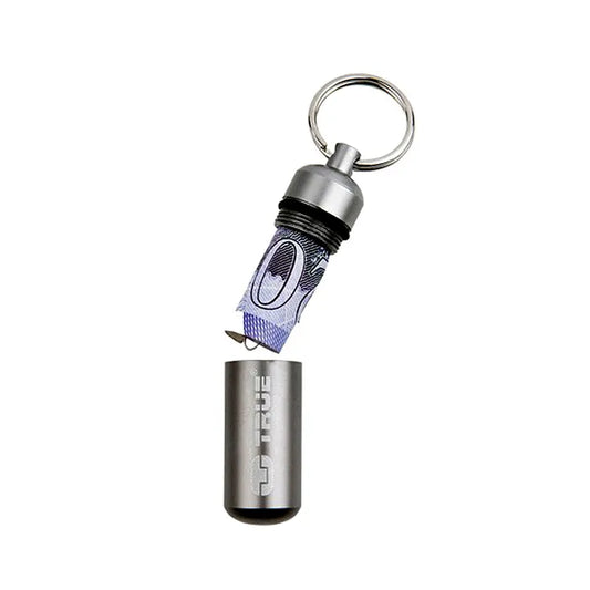 True Utility Keyring 'Cashstash+' Emergency Cash Storage