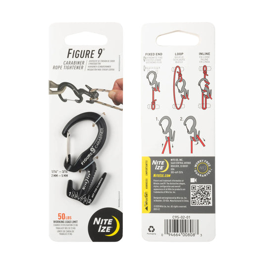 Figure 9 Carabiner Rope Tightener - Black