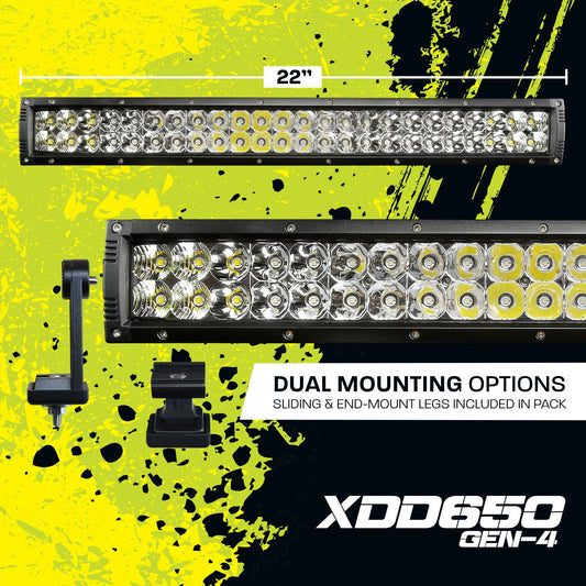 Hard Korr 22" Xd-Gen4 Dual Row Led Light Bar